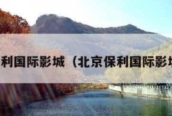 北京保利国际影城（北京保利国际影城电话）