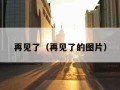 再见了（再见了的图片）