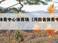 河南省体育中心体育场（河南省体育中心体育场在哪）