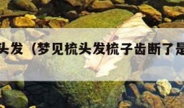 梦见梳头发（梦见梳头发梳子齿断了是什么意思）