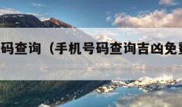 手机号码查询（手机号码查询吉凶免费 号令天下）