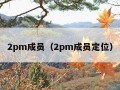 2pm成员（2pm成员定位）