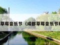 成都草莓音乐节（成都草莓音乐节歌单）