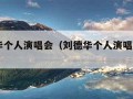 刘德华个人演唱会（刘德华个人演唱会2020）