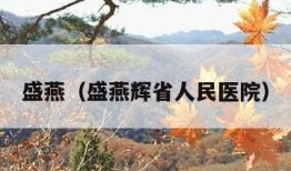 盛燕（盛燕辉省人民医院）