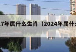 2017年属什么生肖（2024年属什么生肖）