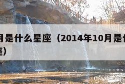 10月是什么星座（2014年10月是什么星座）