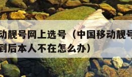 中国移动靓号网上选号（中国移动靓号网上选号卡寄到后本人不在怎么办）