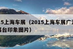 2015上海车展（2015上海车展广汽集团展台印象图片）