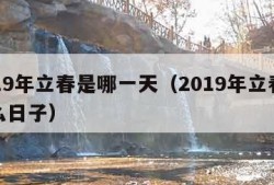 2019年立春是哪一天（2019年立春是什么日子）