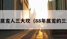 88年属龙人三大坎（88年属龙的三大坎）