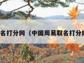 取名打分网（中国周易取名打分网）