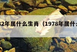 1982年属什么生肖（1978年属什么生肖）