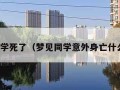 梦见同学死了（梦见同学意外身亡什么预兆）