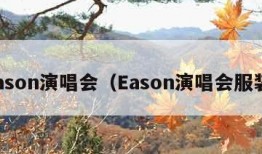 eason演唱会（Eason演唱会服装）