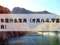 学富五车是什么生肖（才高八斗,学富五车是什么生肖）