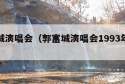 郭富城演唱会（郭富城演唱会1993年视频）