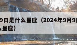 9月9日是什么星座（2024年9月9日是什么星座）