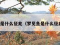 梦见鱼是什么征兆（梦见鱼是什么征兆佛滔）