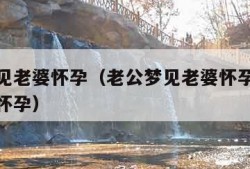 老公梦见老婆怀孕（老公梦见老婆怀孕了是不是真会怀孕）