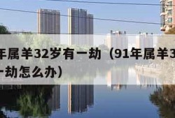 91年属羊32岁有一劫（91年属羊32岁有一劫怎么办）