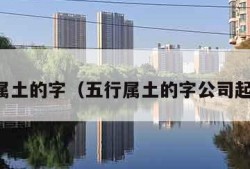 五行属土的字（五行属土的字公司起名用）