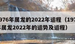 1976年属龙的2022年运程（1976年属龙2022年的运势及运程）