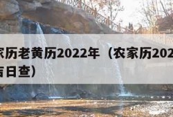 农家历老黄历2022年（农家历2021黄道吉日查）