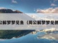 周公解梦梦见鱼（周公解梦梦见抓鱼）