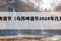 乌苏啤酒节（乌苏啤酒节2024年几月几号开幕）