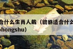 貔貅适合什么生肖人戴（貔貅适合什么生肖人戴 Xiaohongshu）