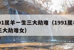 1991属羊一生三大劫难（1991属羊一生三大劫难女）