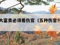 为什么大富贵必须看伤官（五种伤官什么伤官最好）