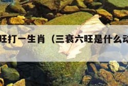 三衰六旺打一生肖（三衰六旺是什么动物生肖）