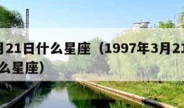 3月21日什么星座（1997年3月21日什么星座）