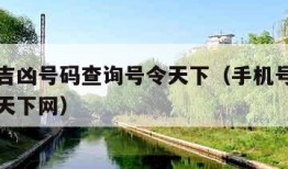 手机测吉凶号码查询号令天下（手机号码测吉凶号令天下网）