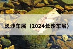 长沙车展（2024长沙车展）