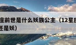 12星座前世是什么妖族公主（12星座前世是仙还是妖）