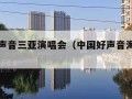 中国好声音三亚演唱会（中国好声音海南三亚选手）