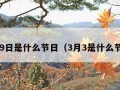 2月9日是什么节日（3月3是什么节日）