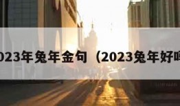 2023年兔年金句（2023兔年好吗）