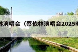 蔡依琳演唱会（蔡依林演唱会2025时间表）