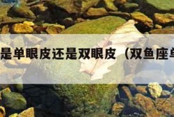 双鱼座是单眼皮还是双眼皮（双鱼座单纯吗?）