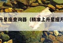 精准上升星座查询器（精准上升星座月亮星座查询器）