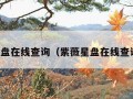 星盘在线查询（紫薇星盘在线查询）