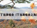 丁当演唱会（丁当演唱会上海）