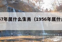 1957年属什么生肖（1956年属什么生肖）