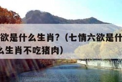 七情六欲是什么生肖?（七情六欲是什么生肖呢?什么生肖不吃猪肉）