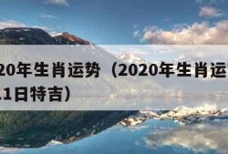 2020年生肖运势（2020年生肖运势5月11日特吉）