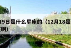 6月19日是什么星座的（12月18是什么星座啊）